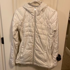 Lululemon light down jacket. White. Size 6